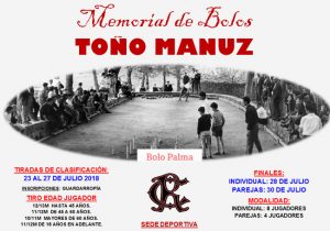 Memorial de Bolos Toño Manuz 2018