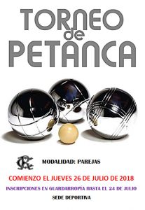 Torneo de Petanca @ Sede deportiva (Tronqueria)