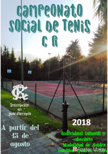 TORNEO SOCIAL DE TENIS 2018 @ Sede Deportiva