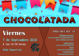 Chocolatada 2018 @ Sede Deportiva