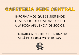 Cafetería @ SEDE CENTRAL