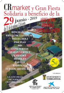 CR Market y Fiesta Solidaria AECC @ Sede Deportiva