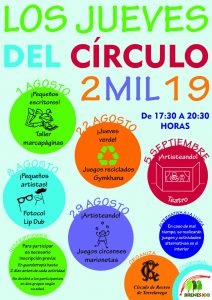 Los Jueves del Círculo 2019 Ago-Sep @ Sede Deportiva