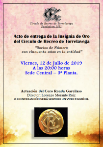 Acto de Entrega de Insignias @ Sede Central