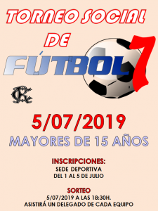 Torneo Social de Fútbol 7 @ Sede Deportiva