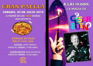 Paella y Mago @ Sede Deportiva