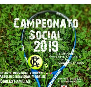 Social Tenis 2019 @ Sede Deportiva