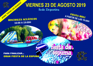 Hinchables Acuáticos - Fiesta Holi - Fiesta de la Espuma @ Sede Deportiva