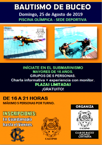 Bautismo de Buceo @ Sede Deportiva