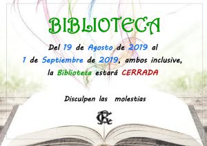 Biblioteca 19-08-2019 @ Sede Central