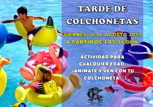 Tarde de colchonetas acuáticas @ Sede Deportiva