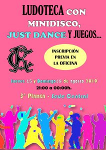 LUDOTECA 15 y 18 Agosto @ Sede Central