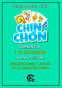 Social de Chinchón @ Sede Deportiva