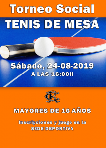 Torneo de Tenis de Mesa @ Sede Deportiva