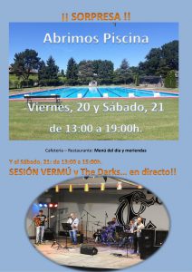Sede Deportiva piscina y sesión vermú @ Sede Deportiva