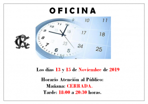 Horario Oficina