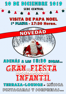 Visita Papa Noel y Fiesta Infantil @ Sede Central
