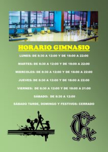 Gimnasio horario 07-07-2020 @ Sede Central