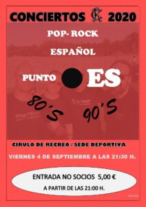 Concierto 04-09-2020 @ Sede Deportiva