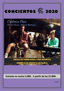 Concierto 21-08-2020 @ Sede Deportiva