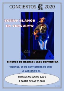 Concierto 25-09-2020 @ Sede Deportiva