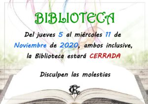 Biblioteca 05-11-2020 @ Sede Central