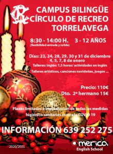 Campus Bilingüe Navidad 2020 (SUSPENDIDO) @ Sede Central