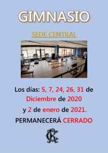Gimnasio 02-01-2021 @ CIRCULO DE RECREO DE TORRELAVEGA
