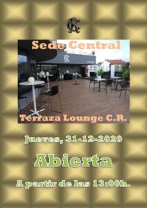 Terraza Lounge CR 31-12-2020 @ Sede Central