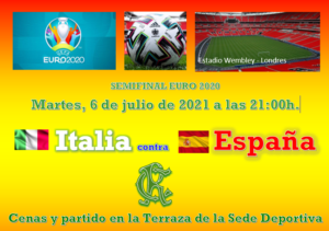 Partido Eurocopa 2020 @ SEDE DEPORTIVA