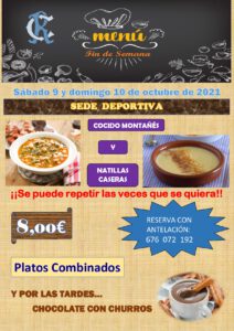 MENÚ @ SEDE DEPORTIVA