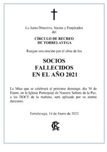 Misa Socios @ Sede Central
