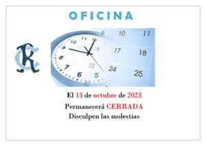 Oficina 13-10-2023 @ SEDE CENTRAL