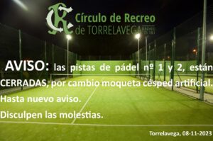 Pistas Pádel nº 1 y 2 @ SEDE DEPORTIVA