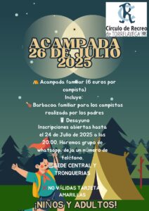 Acampada 2025 @ SEDE DEPORTIVA