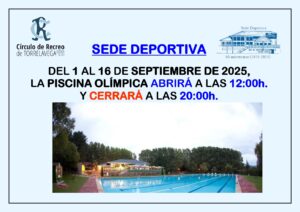 Piscina Olímpica @ SEDE DEPORTIVA