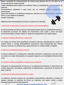 Entrenamiento de fuerza (escrito) @ Sede Central