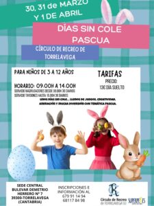 Días sin cole Pascua @ Sede Central