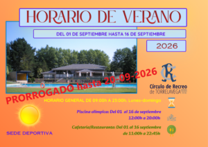 Sede Deportiva prorrogado 20-09-2026 @ CIRCULO DE RECREO DE TORRELAVEGA