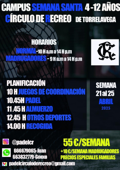 CAMPUS PADEL SEMANA SANTA 2025