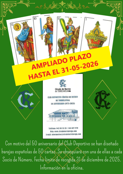 CARTAS-50-ANIVERSARIO-2025 AMPLIACION FECHA 31-05-2026