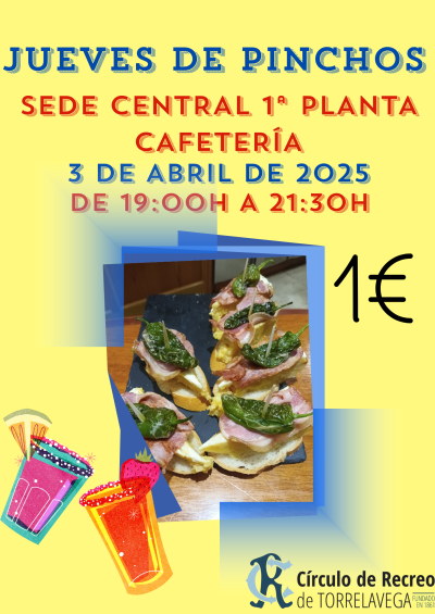 JUEVES DE PINCHOS 03-04-2025