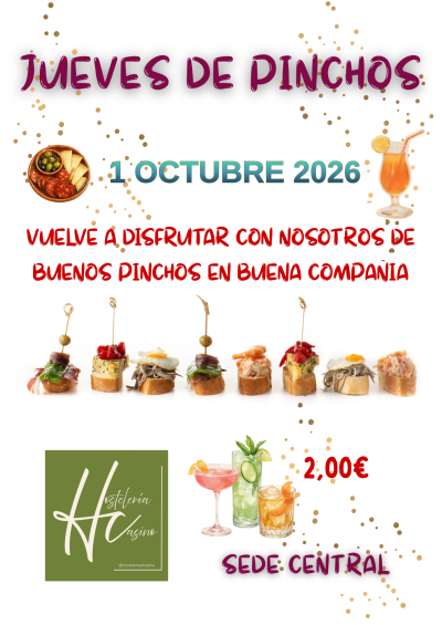 JUEVES DE PINCHOS 28-09-2026