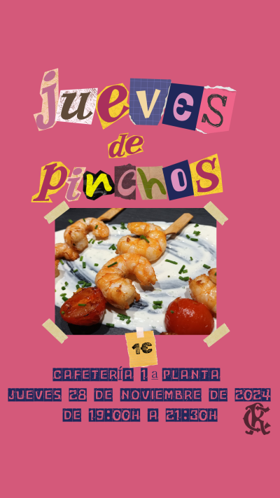 JUEVES DE PINCHOS 28-11-24