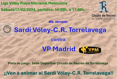 Liga Voley Playa Nacional Masculina 17-02-2024