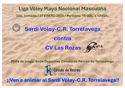 Liga Voley Playa Nacional Masculina 27-01-2024