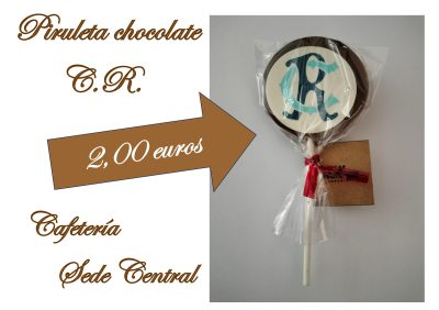 Piruleta chocolate CR cartel 02-01-2024