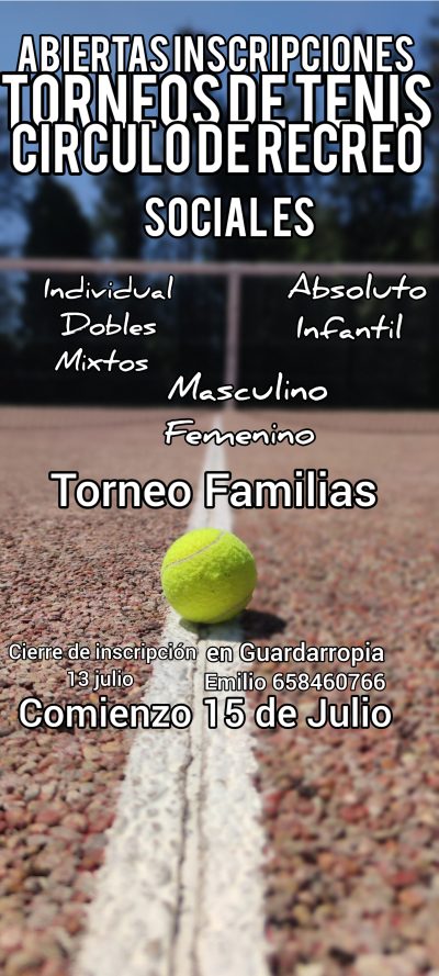 SOCIALES TENIS Y FAMILIAS 2025