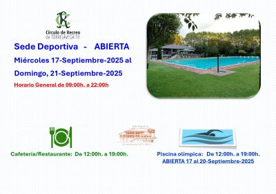 Sede Deportiva 17 y 21-09-2025 ABIERTA