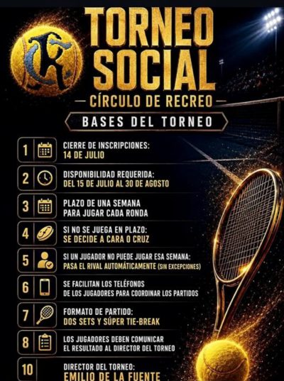 TENIS BASES 14-07-2026